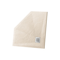 Поддон для душа из искусственного камня VST-4SP9090C, 900*900*25, бежевый - Gidratop.ru изображение