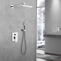 Душевой комплект Next VSFW-1N1CH, встраиваемый, 2 режима, ограничитель давления Hi Box, хром - Gidratop.ru изображение