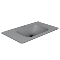 Раковина VCB-2VP800W из искусственного камня, цвет белый - Gidratop.ru изображение