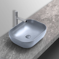 Раковина керамическая Vincea VBS-101MO, 505*405*140, накладная, цвет океан матовый - Gidratop.ru изображение