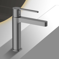 Смеситель для раковины Rondo VBF-1R1GM однорычажный, вороненая сталь - Gidratop.ru изображение