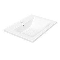 Раковина VCB-3M600W из искусственного камня, цвет белый - Gidratop.ru изображение