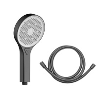 Ручной душ с шлангом VSHN-42HGM, вороненая сталь - Gidratop.ru изображение