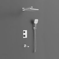 Душевой комплект Next VSFW-1N3TCH термостатический встраиваемый, трехрежимный, хром - Gidratop.ru изображение