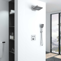 Душевой комплект VSFW-421I4CH встраиваемый, двухрежимный, хром - Gidratop.ru изображение