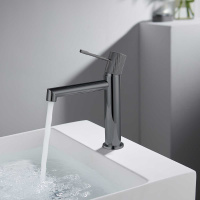 Смеситель для раковины Desire VBF-1D1GM однорычажный, вороненая сталь - Gidratop.ru изображение