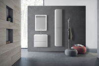 База под керамическую раковину Mia 600 подвесная, 2 выкатных ящика soft close, G.White - Gidratop.ru изображение