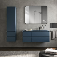 Зеркало LED VLM-3VC100B-2 1000х800 c сенсорным выключателем и диммером, антизапотевание - Gidratop.ru изображение