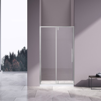 Душевая дверь Slim-N VDP-4SN110CL, хром, стекло прозрачное - Gidratop.ru изображение