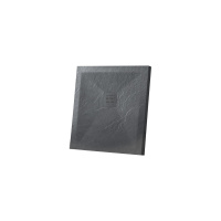 Поддон для душа из искусственного камня VST-4SR9090A, 900*900*25, антрацит - Gidratop.ru изображение