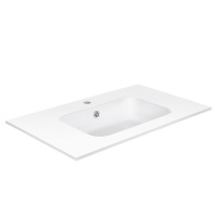 Раковина VCB-2N800W из искуственного камня, цвет белый - Gidratop.ru изображение