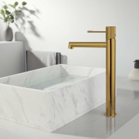 Смеситель для раковины Desire VBF-1D2BG однорычажный, брашированное золото - Gidratop.ru изображение