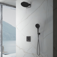 Душевой комплект Inspire VSFW-3I21MT5CH встраиваемый, термостат, двухрежимный, хром - Gidratop.ru изображение