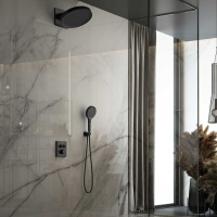 Душевой комплект Inspire VSFW-3I21MT3MB встраиваемый, термостатический, двухрежимный, черный - Gidratop.ru изображение