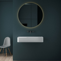 Раковина из искусственного камня Vincea VWB-6S412MW, 1200*400*150, подвесная, цвет белый матовый - Gidratop.ru изображение