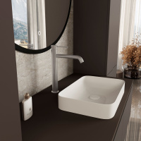 Смеситель для раковины City VBF-2C2BN однорычажный, сатин - Gidratop.ru изображение