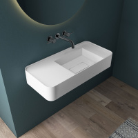 Смеситель для раковины Groove VBFW-4G1GM встраиваемый, вороненая сталь - Gidratop.ru изображение