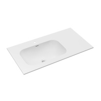 Раковина Elise VCB-4EL100MW-L, Corian левая, цвет белый матовый - Gidratop.ru изображение