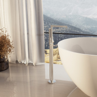 Смеситель для ванны напольный Rim VTF-2RMCH однорычажный, хром - Gidratop.ru изображение