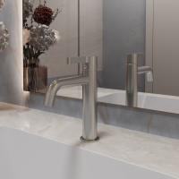 Смеситель для раковины Villa VBF-1VL1BN однорычажный, брашированный никель - Gidratop.ru изображение