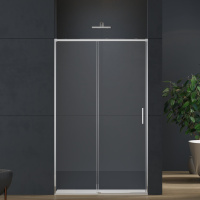 Душевая дверь Soft 2 VDS-3SO2140CL, 1400, хром, стекло прозрачное - Gidratop.ru изображение