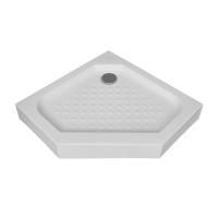 Поддон для душа акриловый VST-3AP-9090, 900*900*150, сифон Ф90 с гидрозатвором - Gidratop.ru изображение