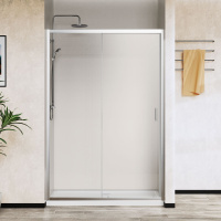 Душевая дверь City VDS-5CT150CL, 1500, хром, стекло прозрачное - Gidratop.ru изображение