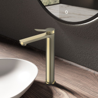 Смеситель для раковины Arco VBF-4AR02BG, брашированное золто - Gidratop.ru изображение