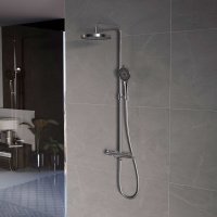 Душевая стойка Rim VSFS-2RM1CH с изливом, хром - Gidratop.ru изображение