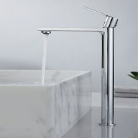 Смеситель для раковины Vogue VBF-1V2CH однорычажный, хром - Gidratop.ru изображение