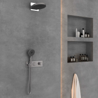 Душевой комплект VSFW-422TI1CH встраиваемый, хром - Gidratop.ru изображение