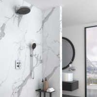 Душевой комплект Inspire VSFW-3I21MT1CH встраиваемый, термостатический, двухрежимный, хром - Gidratop.ru изображение