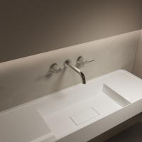 Смеситель для раковины Groove VBFW-4G1BN встраиваемый, брашированный никель - Gidratop.ru изображение