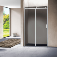 Душевая дверь Como VPS-1C120CG, 1200, хром, стекло тонированное - Gidratop.ru изображение