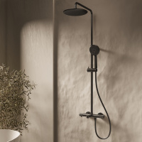 Душевая стойка Desire VSFS-1D1TMB термостатическая, черный - Gidratop.ru изображение