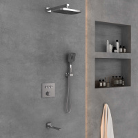 Душевой комплект VSFW-4311CH встраиваемый, 3 режима, хром - Gidratop.ru изображение