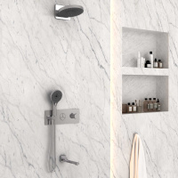 Душевой комплект VSFW-432TI1CH встраиваемый, хром - Gidratop.ru изображение