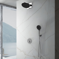 Душевой комплект Inspire VSFW-3I22MT5CH встраиваемый, термостат, двухрежимный, хром - Gidratop.ru изображение