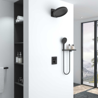 Душевой комплект Inspire VSFW-3I21MT3RMB встраиваемый, термостатический, двухрежимный, черный - Gidratop.ru изображение