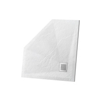 Поддон для душа из искусственного камня VST-4SP1010W, 1000*1000*25, белый матовый - Gidratop.ru изображение