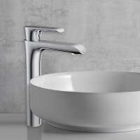 Смеситель для накладной раковины Esse VBF-1E2CH однорычажный, хром - Gidratop.ru изображение