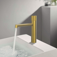 Смеситель для раковины Desire VBF-1D3BG, брашированное золото - Gidratop.ru изображение