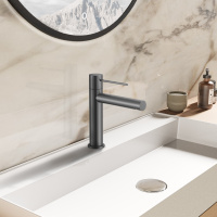 Смеситель для раковины Aspire VBF-4AS01GM, вороненая сталь - Gidratop.ru изображение