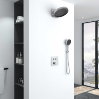 Душевой комплект VSFW-421I3CH встраиваемый, двухрежимный, хром - Gidratop.ru изображение