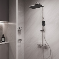 Душевая стойка Core VSFS-4CO1CH с изливом, хром - Gidratop.ru изображение