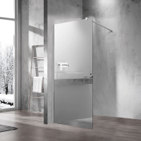 Душевая перегородка Walk-In VSW-1H900MR, 900*2000, хром, стекло зеркальное - Gidratop.ru изображение