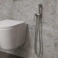 Гигиенический душ VHFW-101BN из латуни в комплекте со смесителем, брашированный никель - Gidratop.ru изображение