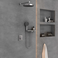 Душевой комплект Inspire VSFW-3I21T2RCH встраиваемый, термостатический, 2 режима, хром - Gidratop.ru изображение