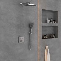 Душевой комплект VSFW-4211CH встраиваемый, 2 режима, хром - Gidratop.ru изображение