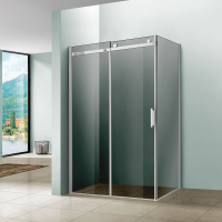 Душевой уголок Como VSR-1C9012CG, 1200*900, хром, стекло тонированное - Gidratop.ru изображение